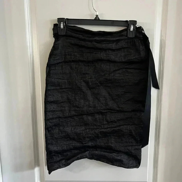 La Petite S***** Textured Skirt Size 38 Color Gray Black - Picture 6 of 6